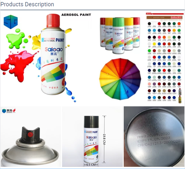 Automotive Metal Anti-rust Spray Paint Milky White Yellowish White Gray Graffiti Spray Paint