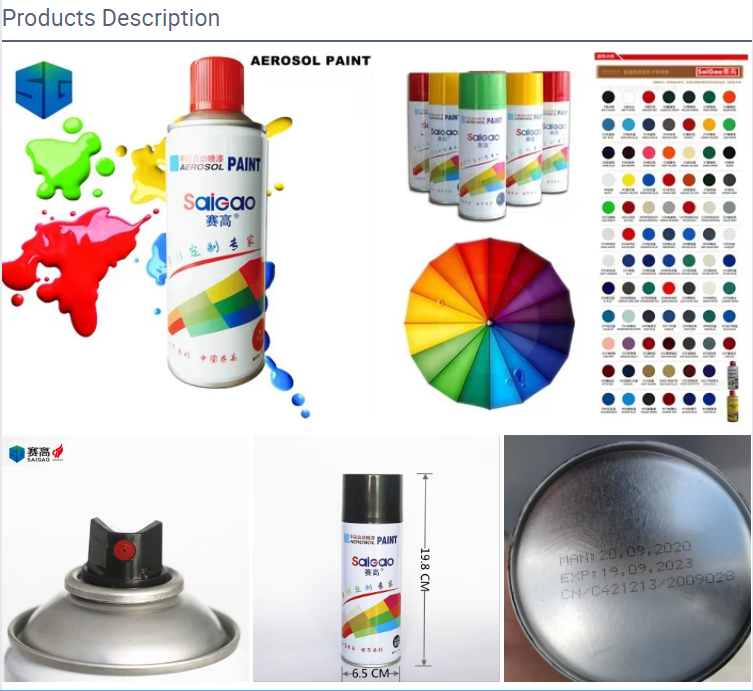 Automotive Metal Anti-rust Spray Paint Milky White Yellowish White Gray Graffiti Spray Paint