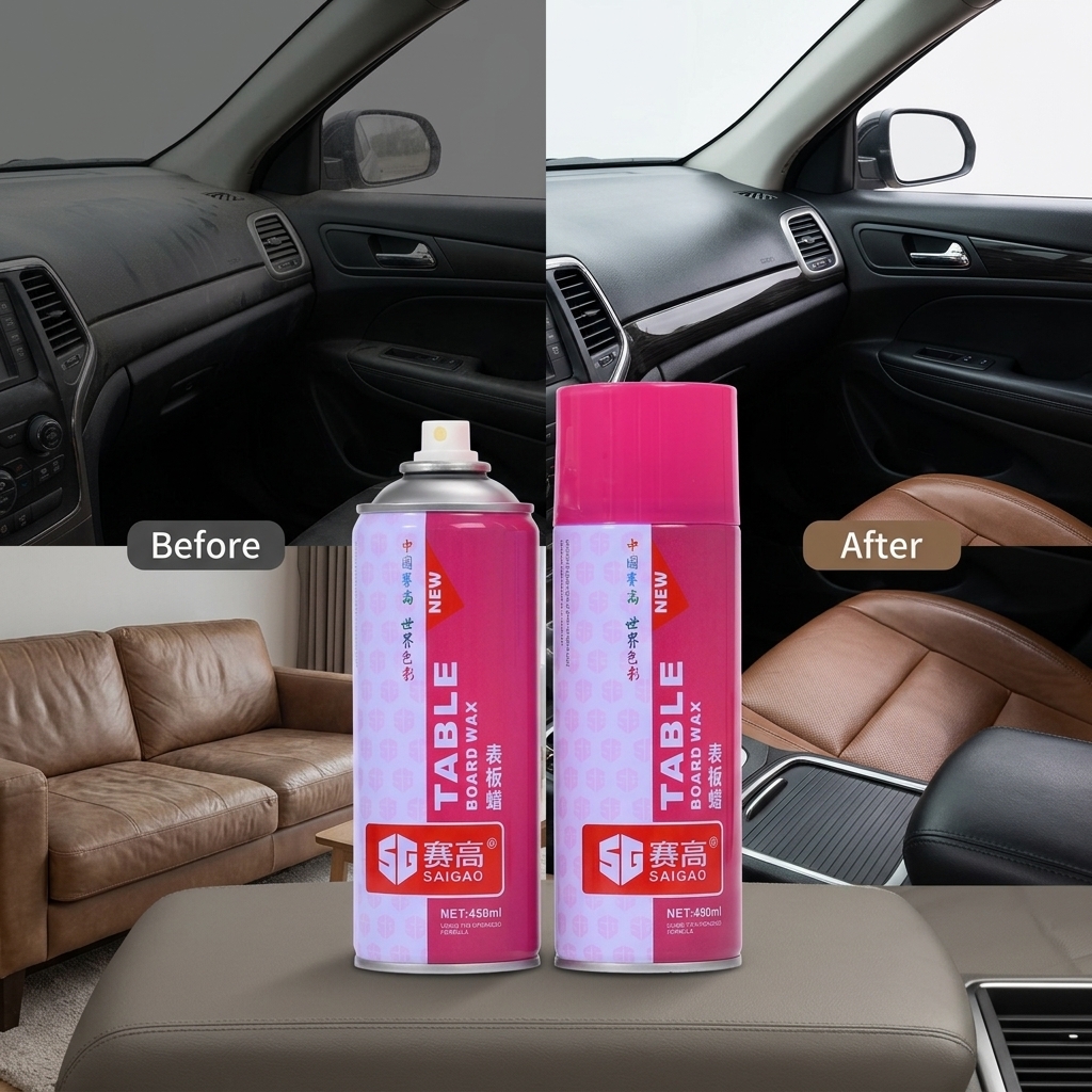Dashboard Wax Car Interior Care Product Plastic Restoration Agent Leather Polishing Dashboard Spray