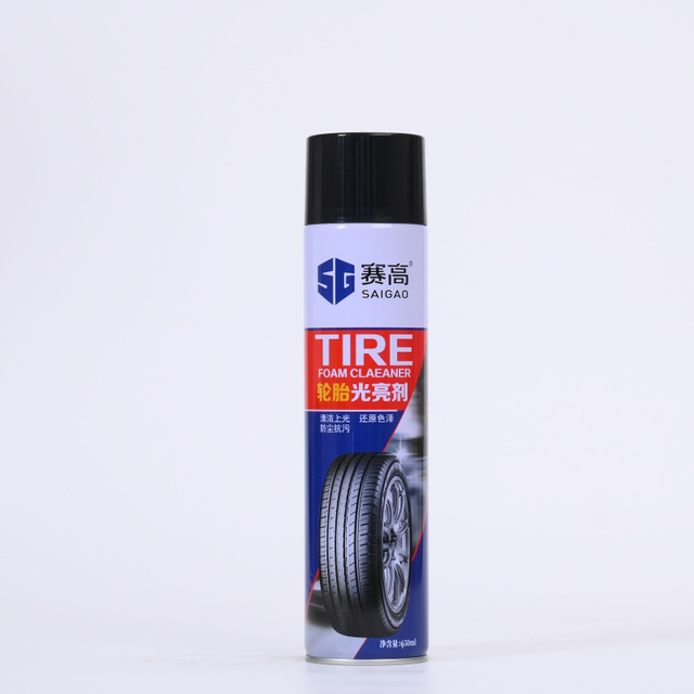 650ml Long Lasting High Gloss Tire Foam Cleaner Spray
