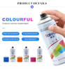 Automotive Metal Anti-rust Spray Paint Milky White Yellowish White Gray Graffiti Spray Paint
