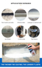 Roof Waterproofing & Leak Repair Spray – Fast-Drying Transparent Self-Spraying Coating for Exterior Walls And Roofs